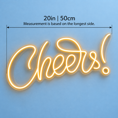 Cheers LED Neon Sign