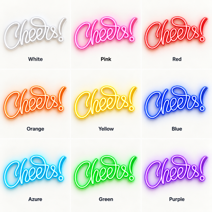 Cheers LED Neon Sign