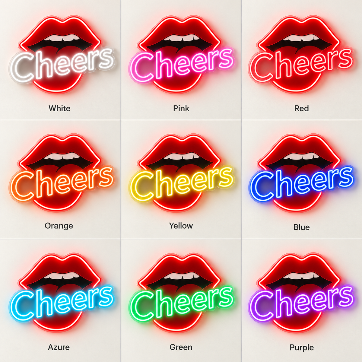 Cheers LED Neon Sign