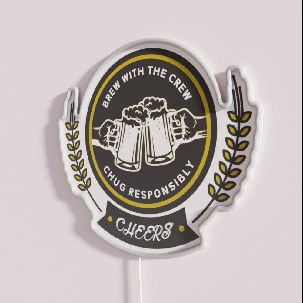 Cheers Rgb Led Neon Sign Bar Uv Wall Decor - Shineneon