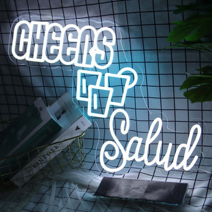 Cheers Salud Neon Sign | Shineneon