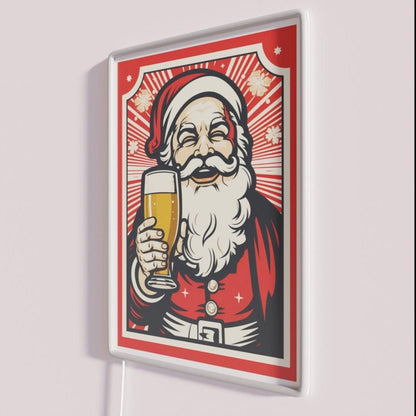 Cheers Santa Rgb Led Neon Sign - Shineneon