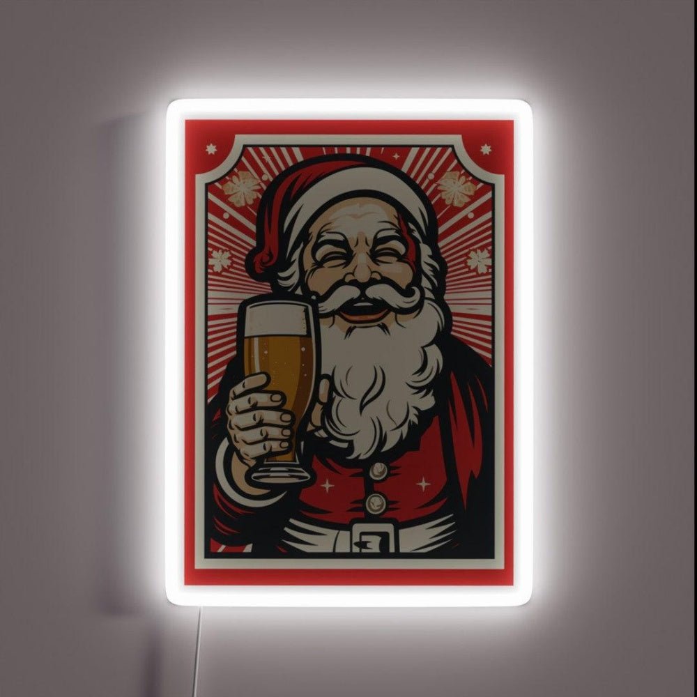 Cheers Santa Rgb Led Neon Sign - Shineneon