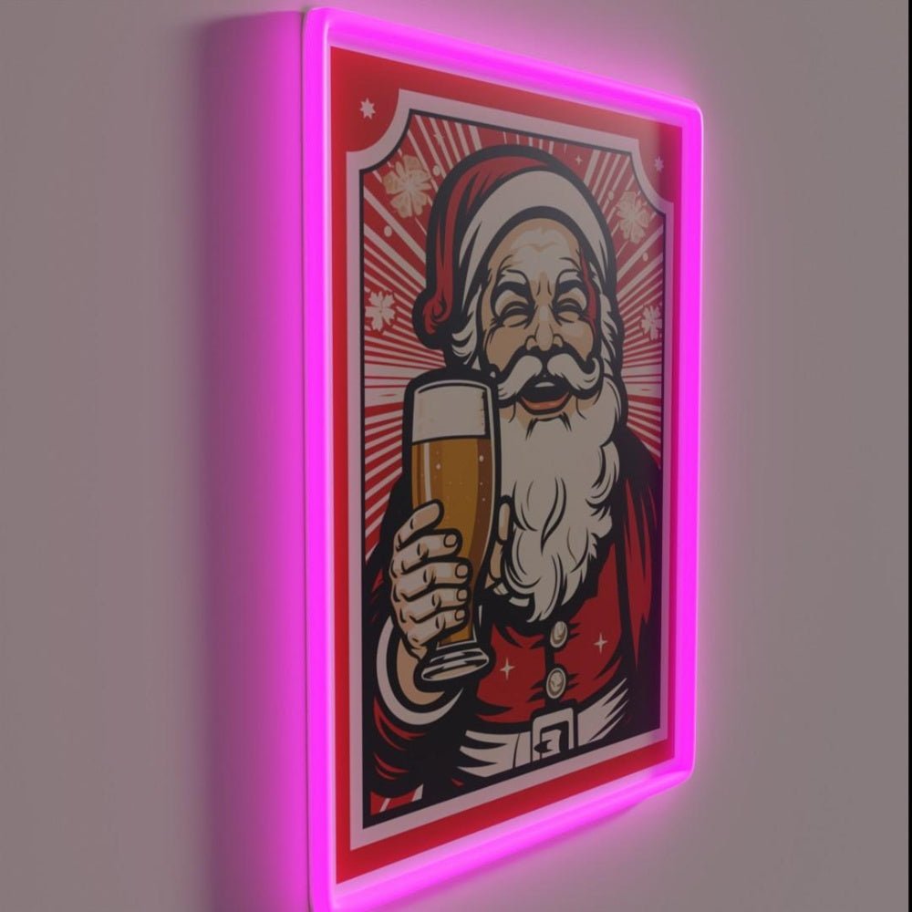 Cheers Santa Rgb Led Neon Sign - Shineneon