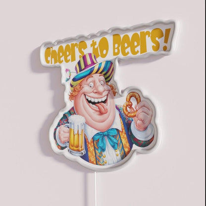 Cheers To Beers Rgb Led Neon Sign Bar Decor - Shineneon