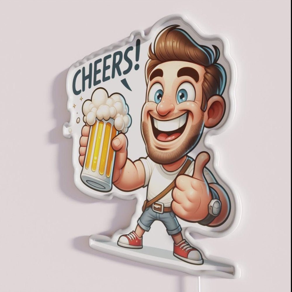Cheers To Beers Rgb Led Neon Sign Bar Decors - Shineneon
