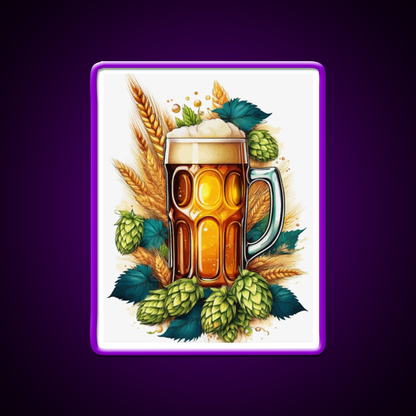 Cheers To Brews Around The World Beer Bar Decor Led Neon Sign Rgb Color - LED neon sign view 9