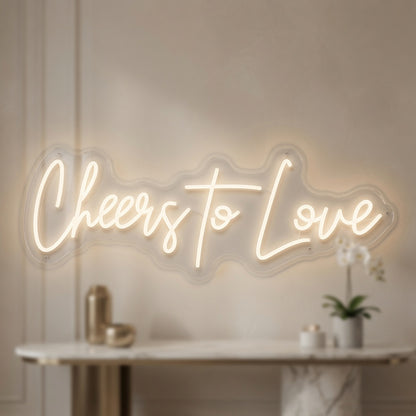 Cheers To Love LED Neon Sign - 02 High-Converting Product Image