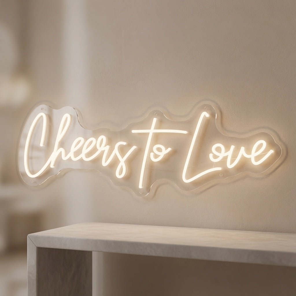 Cheers To Love LED Neon Sign - Shineneon