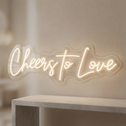 Cheers To Love LED Neon Sign Wall Neon Sign - 02 High-Converting Product Image