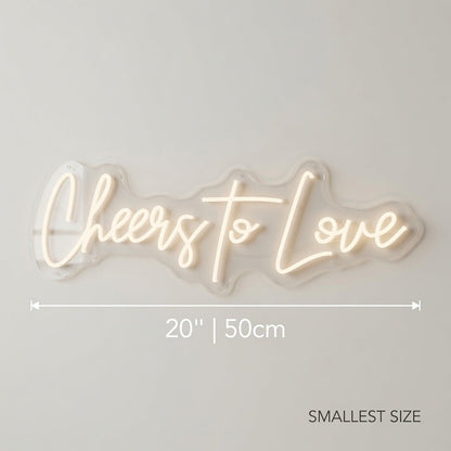 Cheers To Love LED Neon Sign Wall Neon Sign - Shineneon