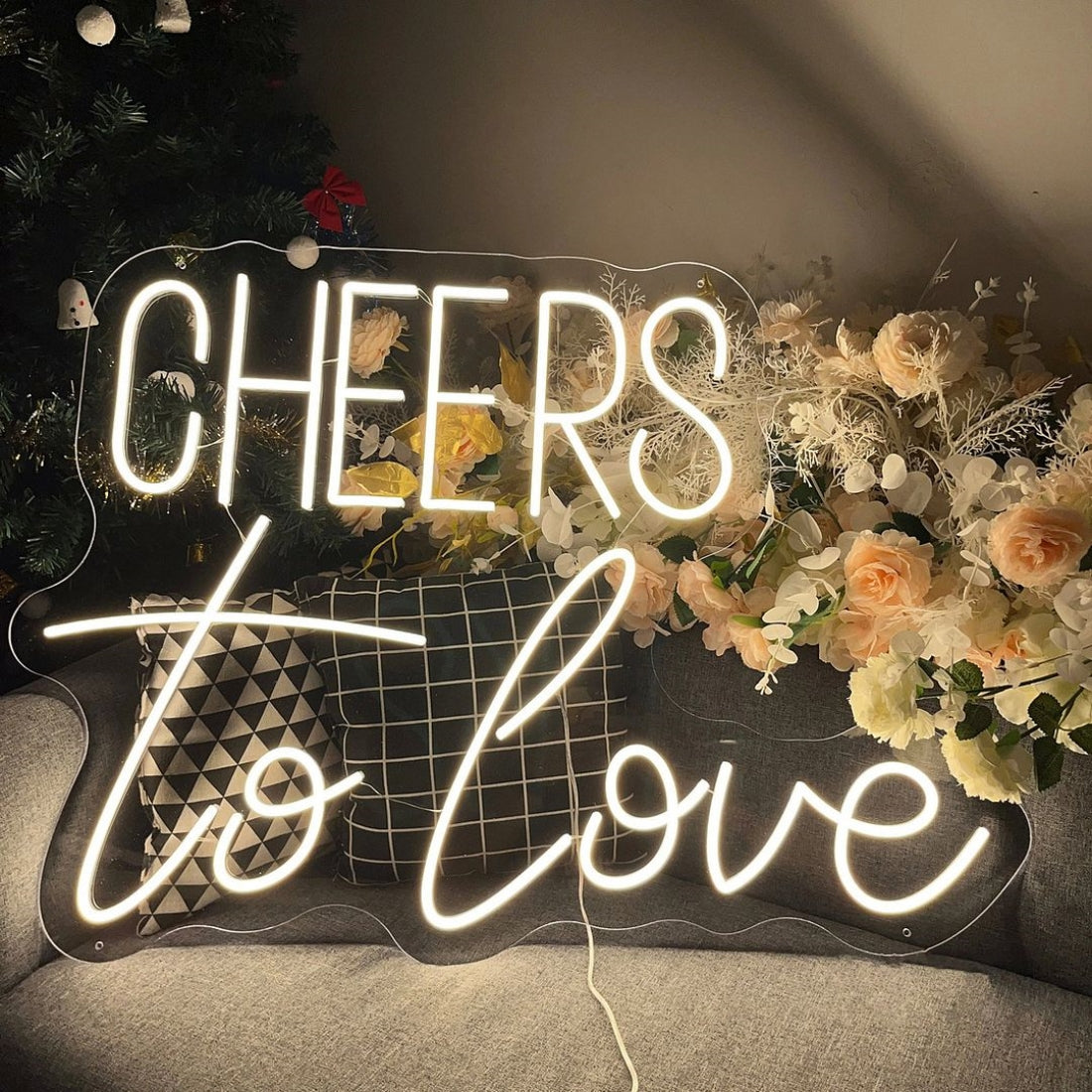 Cheers To Love Led Sign Business Neon Sign