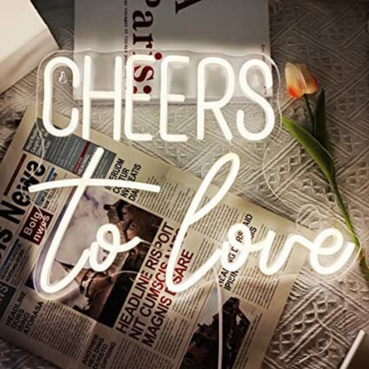 Cheers To Love Neon Sign | Shineneon