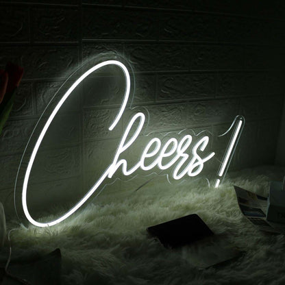 Cheers White Led Custom Neon Sign | Shineneon