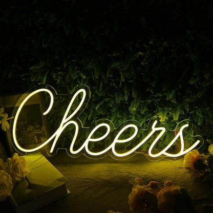Cheers Yellow Custom Neon Sign | Shineneon