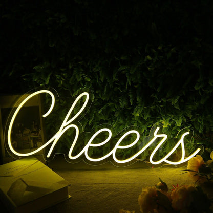 Cheers Yellow Custom Neon Sign | Shineneon