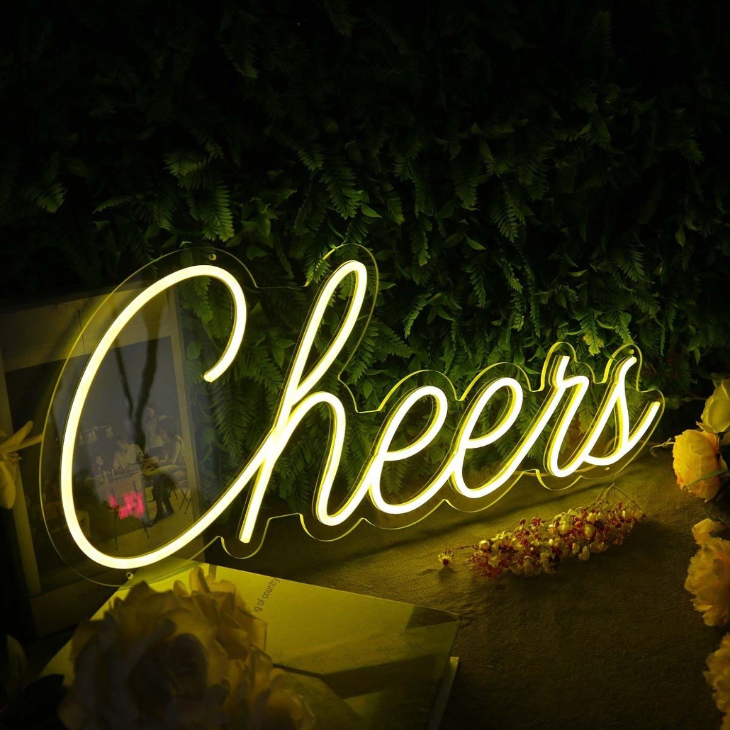 Cheers Yellow Custom Neon Sign | Shineneon