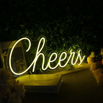 Cheers Yellow Custom Neon Sign | Shineneon