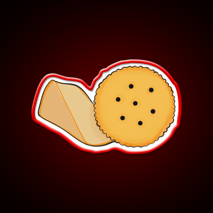 Cheese And Cracker Snack Food Led Neon Sign Rgb Color - Shineneon