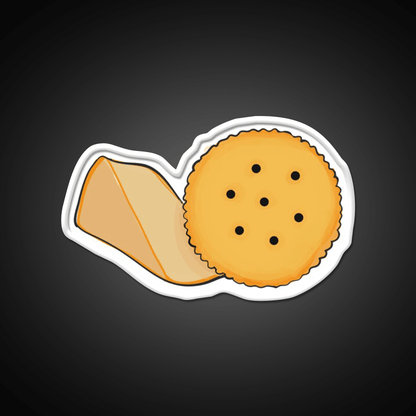 Cheese And Cracker Snack Food Led Neon Sign Rgb Color - Shineneon