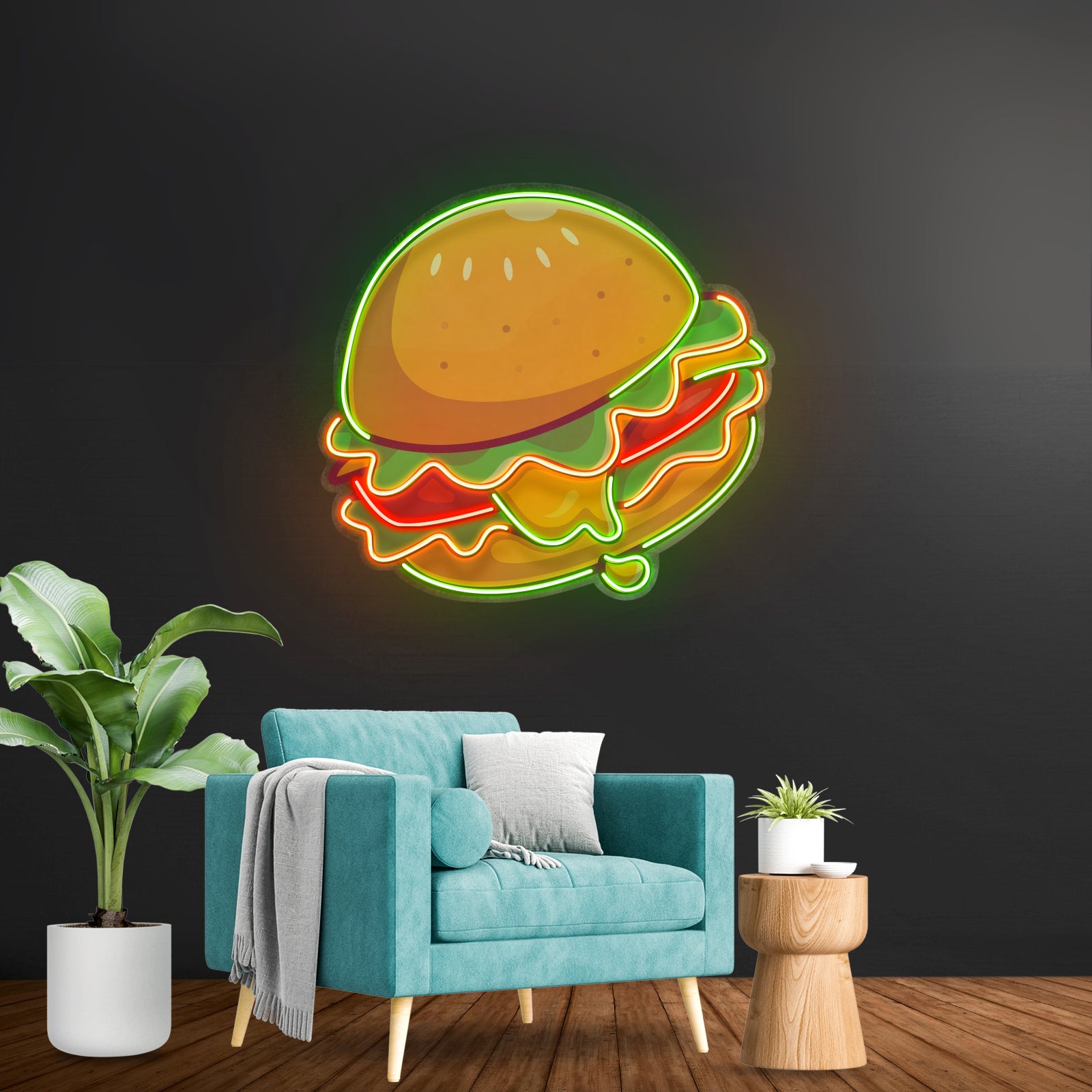 Cheese Heart Custom Led Signs Artwork For Sale