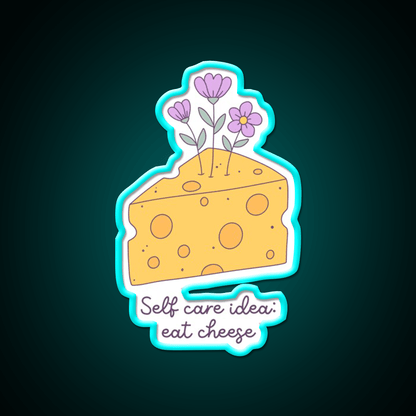 Cheese Is My Love Language Snack Food Led Neon Sign Rgb Color - Shineneon