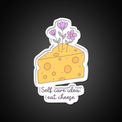 Cheese Is My Love Language Snack Food Led Neon Sign Rgb Color - Shineneon