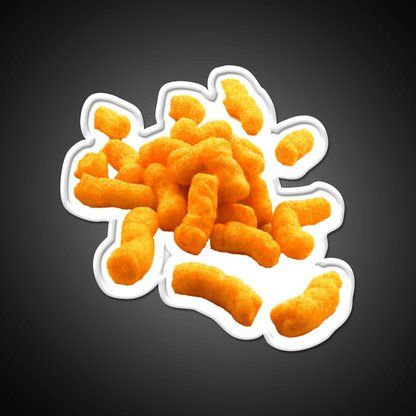 Cheese Puffs Snack Food Led Neon Sign For Snack Room Rgb Color - Shineneon