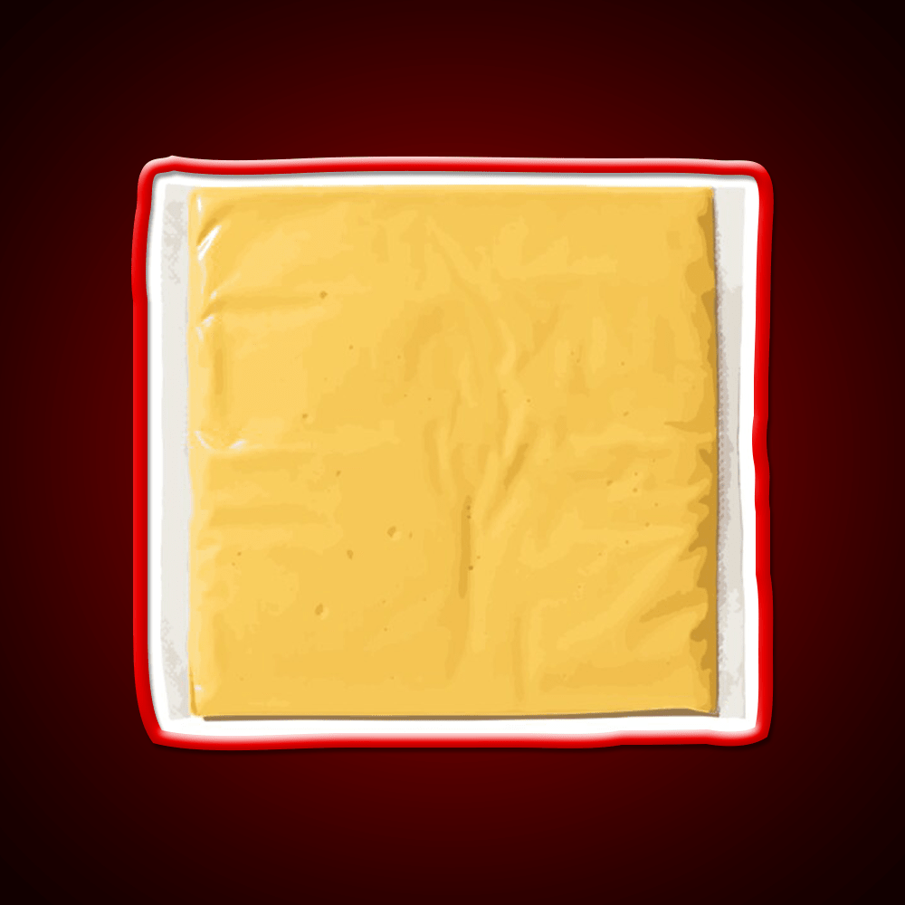 Cheese Slice Snack Food Led Neon Sign Rgb Color - Shineneon