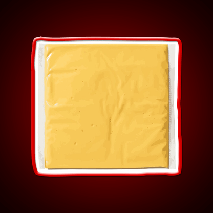 Cheese Slice Snack Food Led Neon Sign Rgb Color - Shineneon