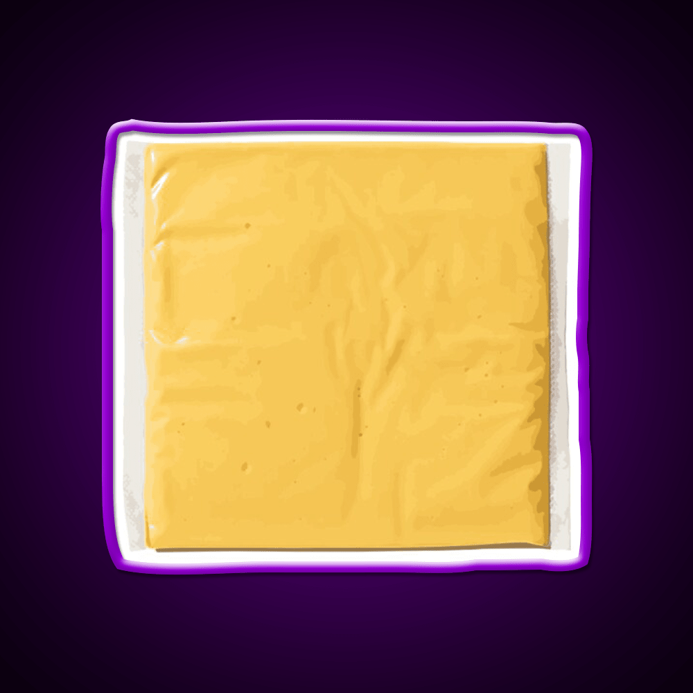 Cheese Slice Snack Food Led Neon Sign Rgb Color - Shineneon