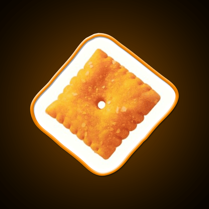 Cheese Snack Cracker Snack Food Led Neon Sign Rgb Color - Shineneon