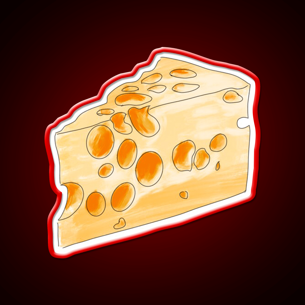 Cheese Snack Food Led Neon Sign Rgb Color - Shineneon
