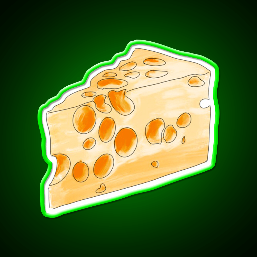 Cheese Snack Food Led Neon Sign Rgb Color - Shineneon