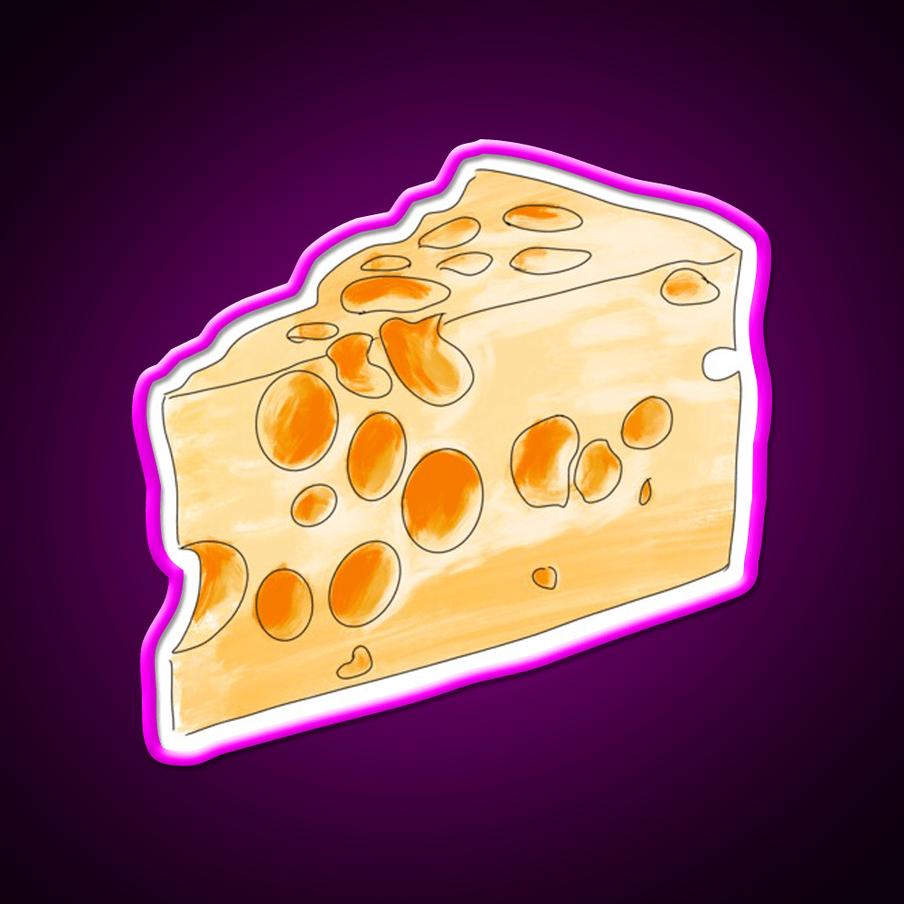 Cheese Snack Food Led Neon Sign Rgb Color - Shineneon