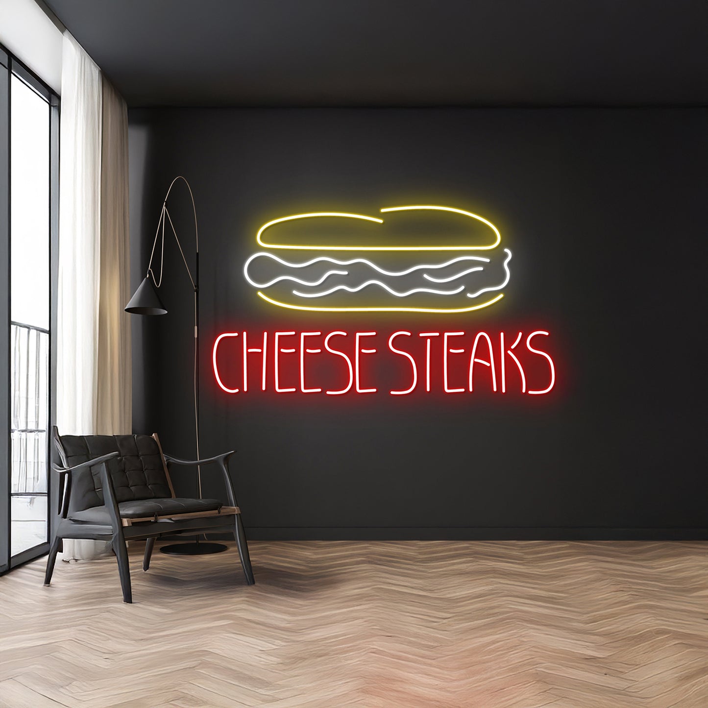 Cheese Steaks Neon Sign