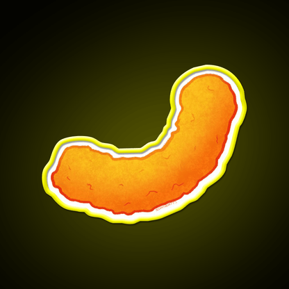 Cheesy Snack Food Led Neon Sign Rgb Color - Shineneon