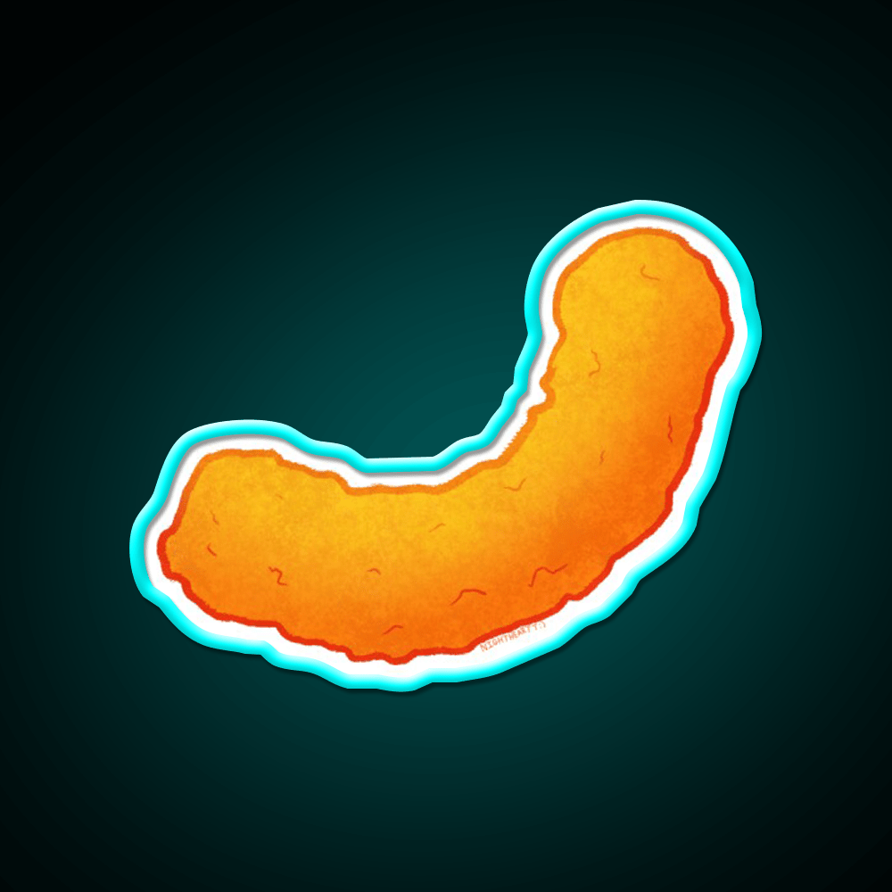 Cheesy Snack Food Led Neon Sign Rgb Color - Shineneon