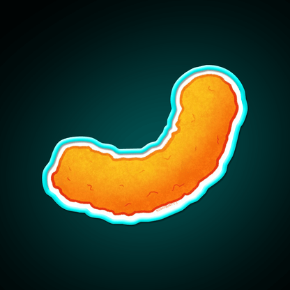 Cheesy Snack Food Led Neon Sign Rgb Color - Shineneon