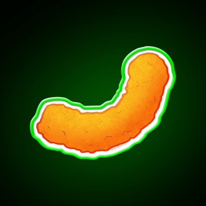 Cheesy Snack Food Led Neon Sign Rgb Color - Shineneon