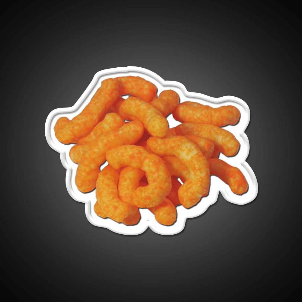 Cheeto Pile Snack Food Led Neon Sign Rgb Color - Shineneon