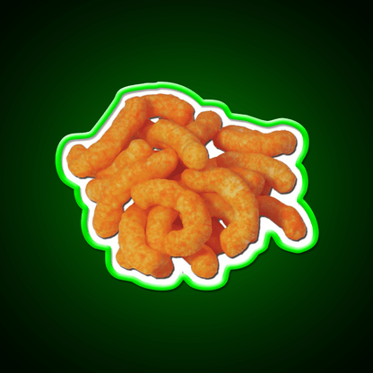 Cheeto Pile Snack Food Led Neon Sign Rgb Color - Shineneon