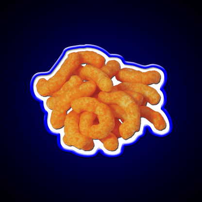 Cheeto Pile Snack Food Led Neon Sign Rgb Color - Shineneon