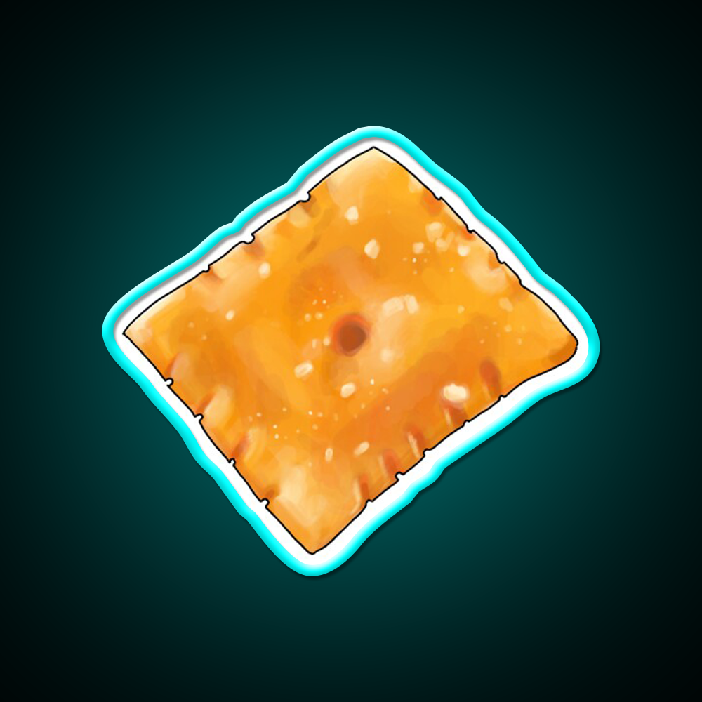 Cheez It Snack Food Led Neon Sign For Cafe Room Rgb Color