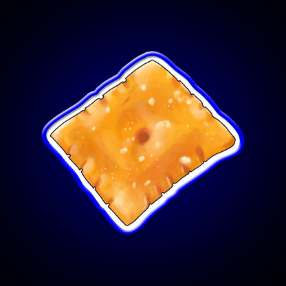 Cheez It Snack Food Led Neon Sign For Cafe Room Rgb Color