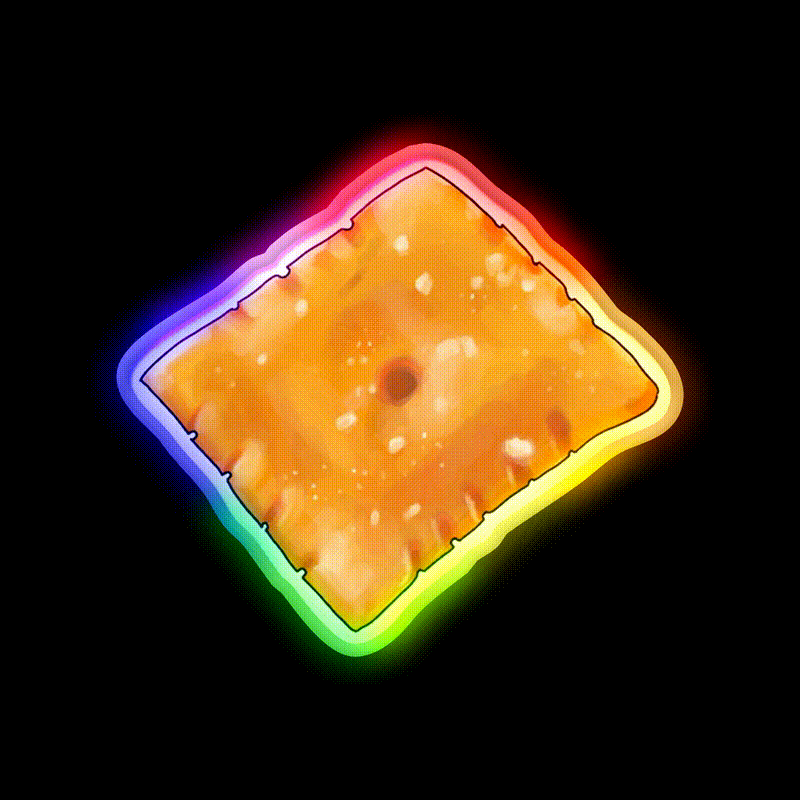 Cheez It Snack Food Led Neon Sign For Cafe Room Rgb Color