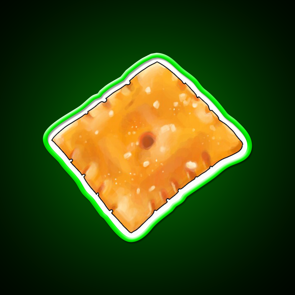 Cheez It Snack Food Led Neon Sign For Cafe Room Rgb Color