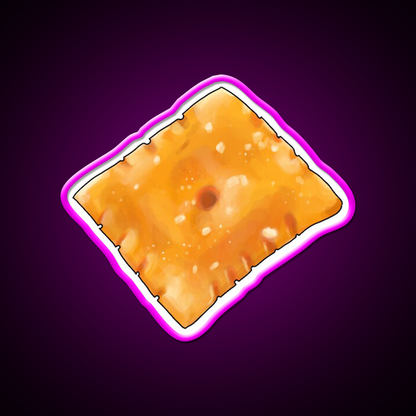 Cheez It Snack Food Led Neon Sign For Cafe Room Rgb Color