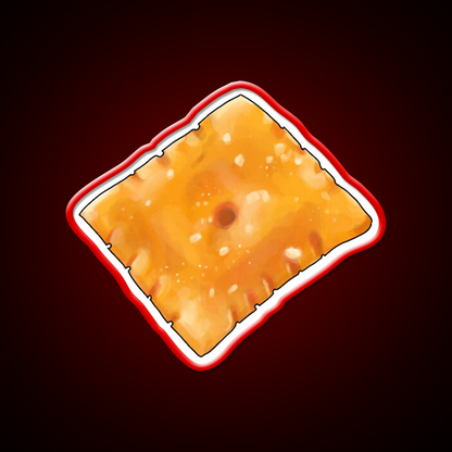 Cheez It Snack Food Led Neon Sign For Cafe Room Rgb Color