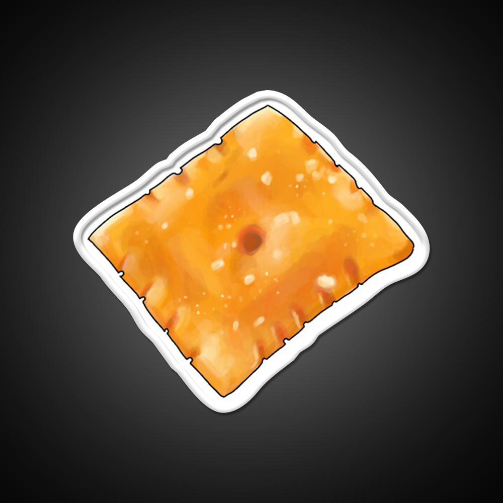 Cheez It Snack Food Led Neon Sign For Cafe Room Rgb Color